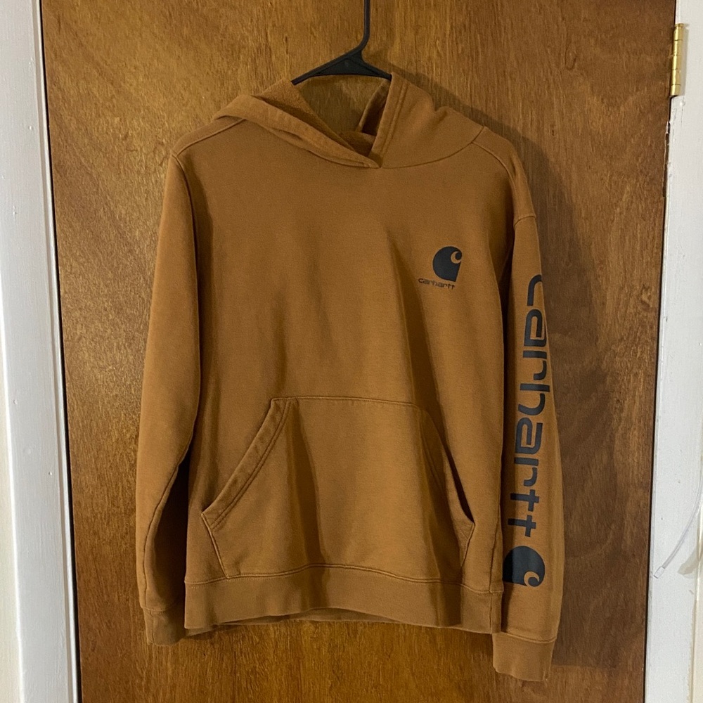 Carhartt Tan Pullover Hoodie